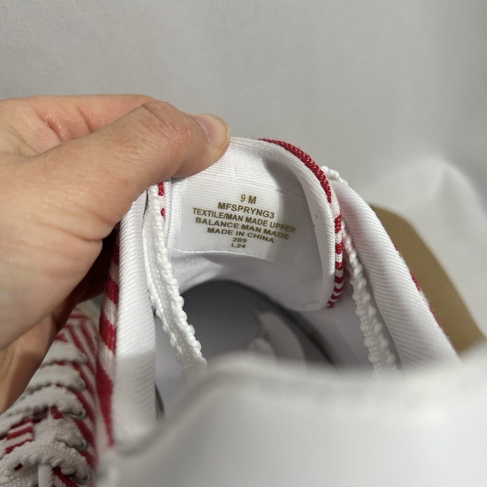 Marc Fisher SPRYNG3 Womens Sz 9M Red & White Stripe Casual Sneakers/Tennis Shoes - Picture 5 of 10